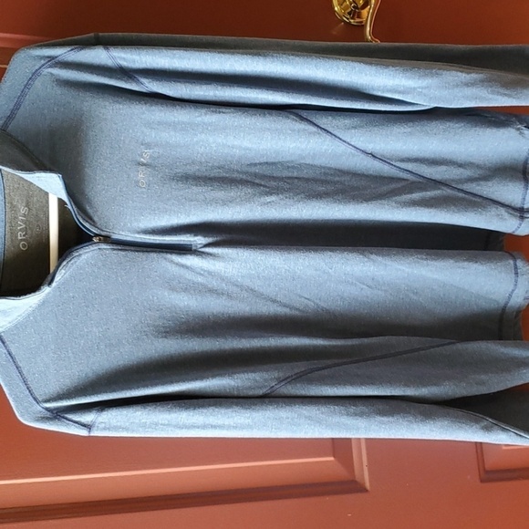 Orvis Other - Orvis teal blue Long sleeve 1/4 zip lightweight pullover top